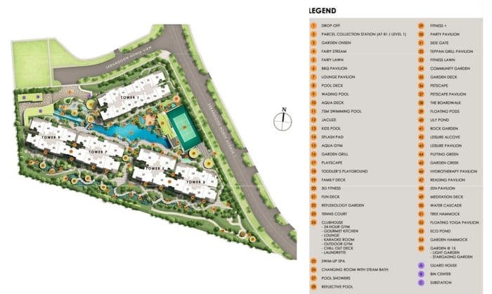 The Garden Residences Site Plan