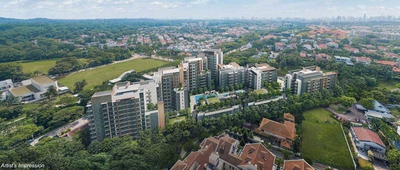 Fourth Avenue Residences aerial view