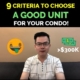 How to choose a good unit